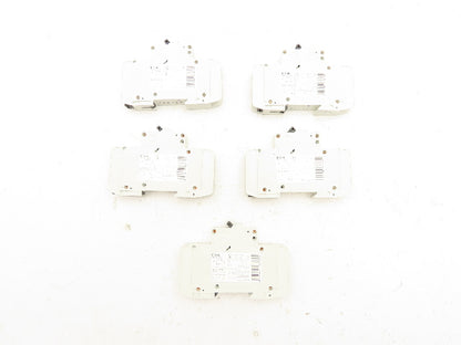 Eaton FAZ-D10/1-NA Circuit Breaker 1 Pole 10A Lot of 5