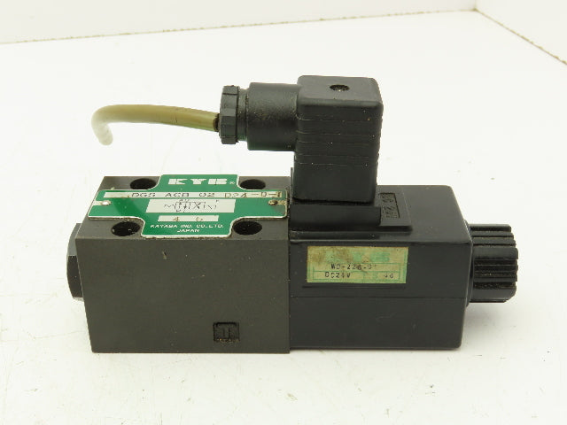 KYB Kayaba DSGS-ACB-02-D24-D-1 Directional Control 4/2 Solenoid Valve 24VDC
