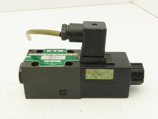 KYB Kayaba DSGS-ACB-02-D24-D-1 Directional Control 4/2 Solenoid Valve 24VDC