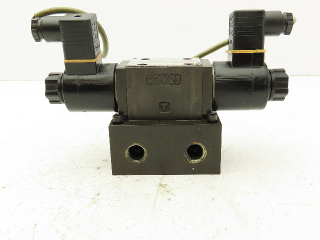 Nachi SA-G01-C5-D2-X20 Directional Control 4/3 Solenoid Valve 24VDC
