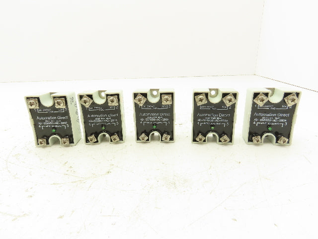Automation Direct AD-SSR650-AC-280A Solid State Relay 50A 24-280VAC SCR Lot of 5