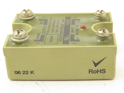 Dayton 5Z958 Solid State Relay 40A 240VAC  90-280VAC Coil Voltage Lot of 7