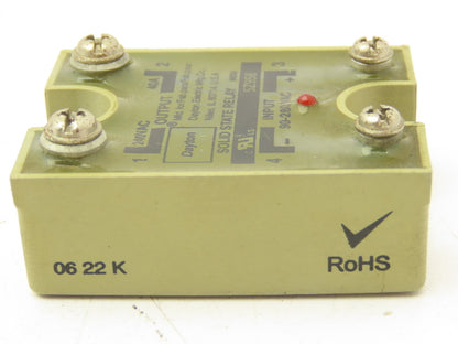 Dayton 5Z958 Solid State Relay 40A 240VAC  90-280VAC Coil Voltage Lot of 7