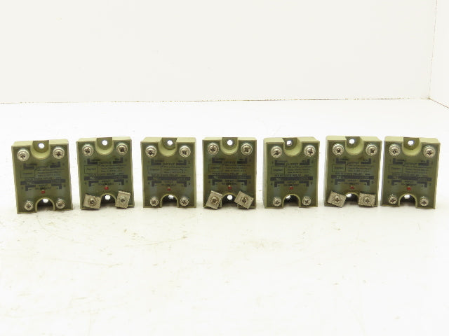 Dayton 5Z958 Solid State Relay 40A 240VAC  90-280VAC Coil Voltage Lot of 7