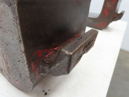 Kenhar K-S82 4x42" Class 2 Steel Forklift Forks Tines 16" Carriage 1-Pair