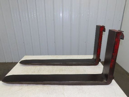 Kenhar K-S82 4x42" Class 2 Steel Forklift Forks Tines 16" Carriage 1-Pair