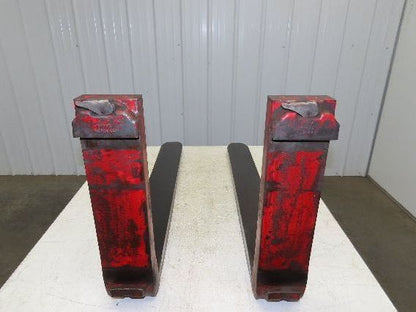 Kenhar K-S82 4x42" Class 2 Steel Forklift Forks Tines 16" Carriage 1-Pair