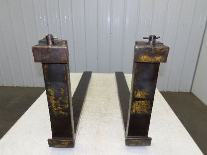 4x41" Class 2 Steel Forklift Forks Tines 16" Carriage 1-Pair
