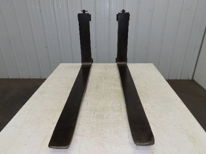 4x41" Class 2 Steel Forklift Forks Tines 16" Carriage 1-Pair