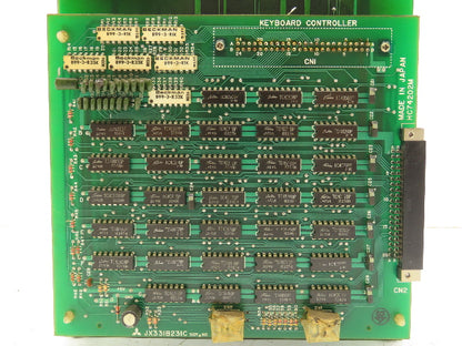 Mitsubishi JX331B231C Okuma Keyboard Controller JX331B232C, HC74202M, HC74302M