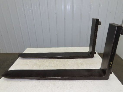A201-2 5x42" Class 2 Steel Forklift Forks Tines 16" Carriage 1-Pair
