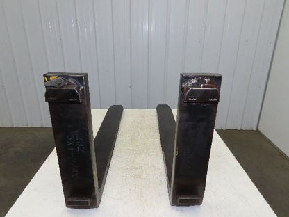 A201-2 5x42" Class 2 Steel Forklift Forks Tines 16" Carriage 1-Pair