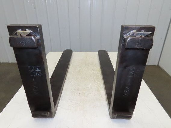 5x42" Class 2 Steel Forklift Forks Tines 16" Carriage 1-Pair