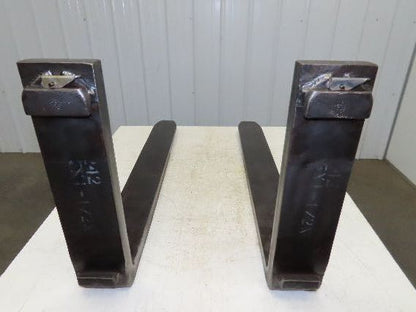 5x42" Class 2 Steel Forklift Forks Tines 16" Carriage 1-Pair
