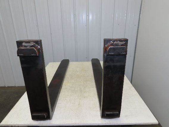 5x48" Class 2 Steel Forklift Forks Tines 16" Carriage 1-Pair