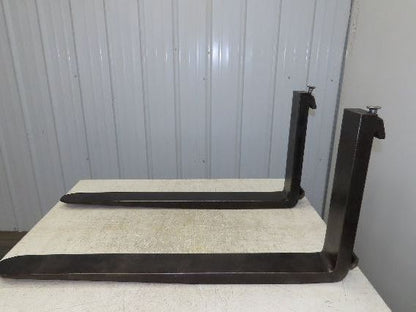 4x42" Class 2 Steel Forklift Forks Tines 16" Carriage 1-Pair