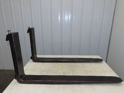 4x42" Class 2 Steel Forklift Forks Tines 16" Carriage 1-Pair
