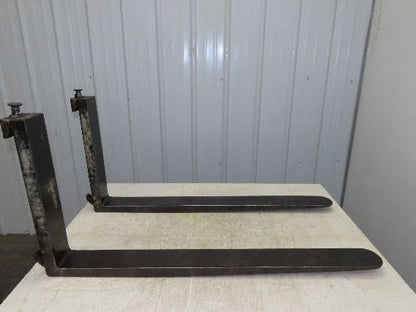 4x42" Class 2 Steel Forklift Forks Tines 16" Carriage 1-Pair