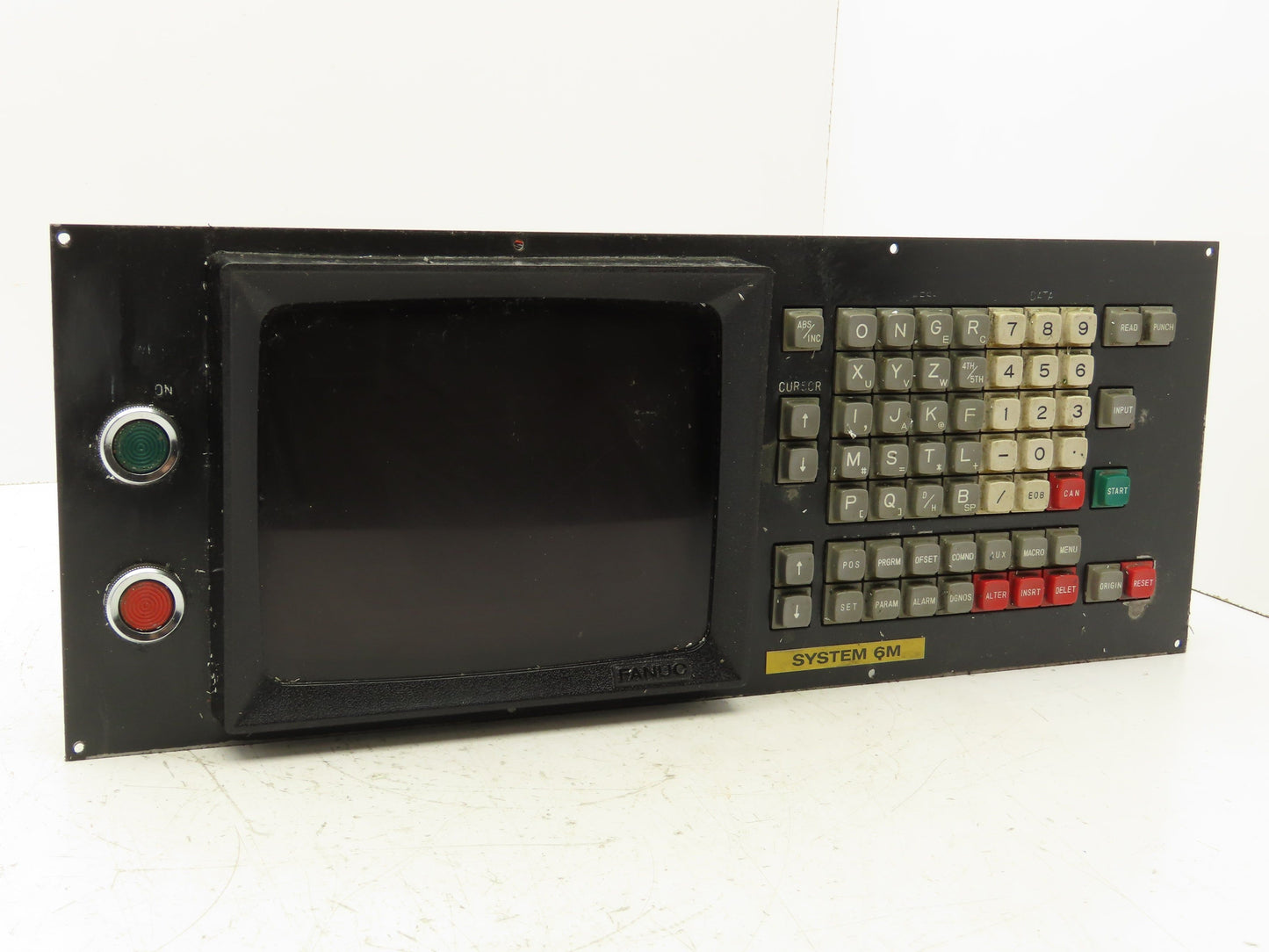 Fanuc A02B-0060-C032 MDI/CRT Operator Interface Keyboard Control Panel 9" Screen