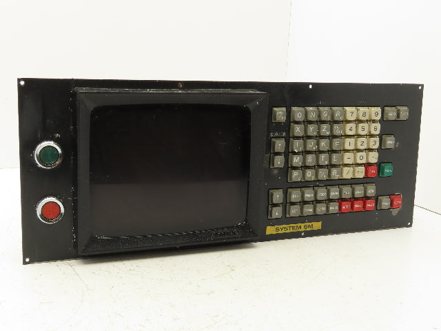 Fanuc A02B-0060-C032 MDI/CRT Operator Interface Keyboard Control Panel 9" Screen