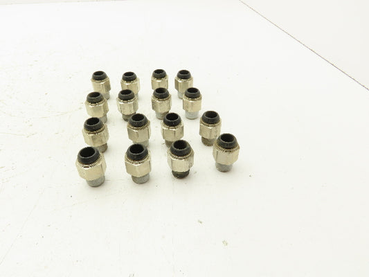 Parker W68PLP-12M-6R Prestolok Push To Connect 12mm x 3/8" BSPT Lot of 16