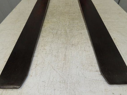 5x42" Class 2 Orange Steel Forklift Forks Tines 16" Carriage 1-Pair