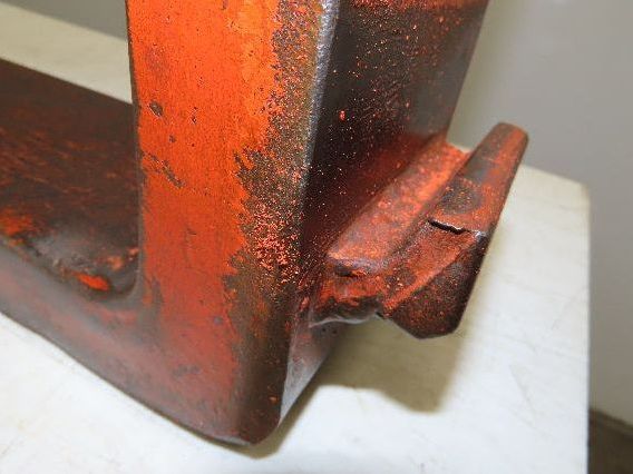 5x42" Class 2 Orange Steel Forklift Forks Tines 16" Carriage 1-Pair