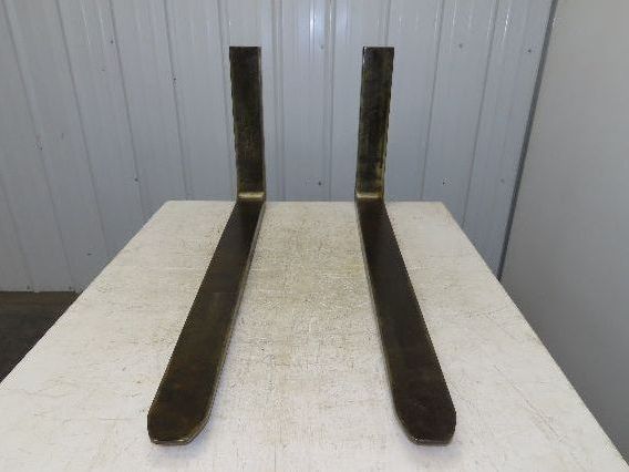 Bolzoni 4x42" Class 2 Steel Forklift Forks Tines 16" Carriage 1-Pair