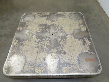 Heavy Duty Pallet Turntable 49x49" Top 18" High 1/4" Steel Plate 2500lbs