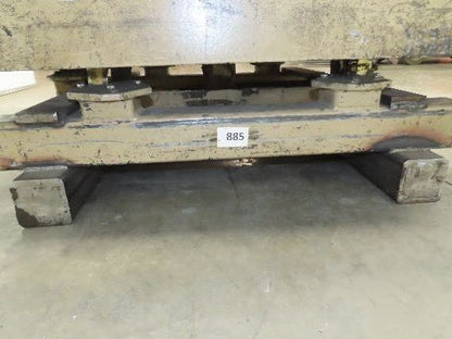 Heavy Duty Pallet Turntable 49x49" Top 18" High 1/4" Steel Plate 2500lbs