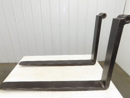 4x42" Shaft Mount Steel Forklift Forks Tines 1-1/2" Shaft 1-Pair