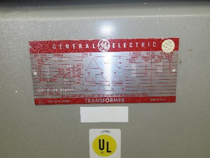 General Electric 9T23L8072 Power Transformer 30kva 3Ph HV 480V LV 208/120 Wye