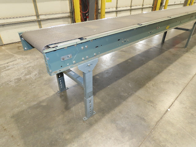 Hytrol 24"x 61' Slider Bed Conveyor 18" Belt 230/460V Center Drive 136 FPM
