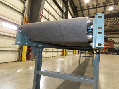 Hytrol 24"x 61' Slider Bed Conveyor 18" Belt 230/460V Center Drive 136 FPM