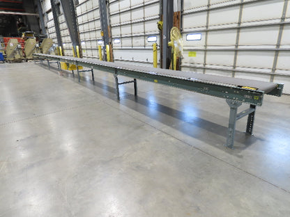 Hytrol 24"x 61' Slider Bed Conveyor 18" Belt 230/460V Center Drive 136 FPM