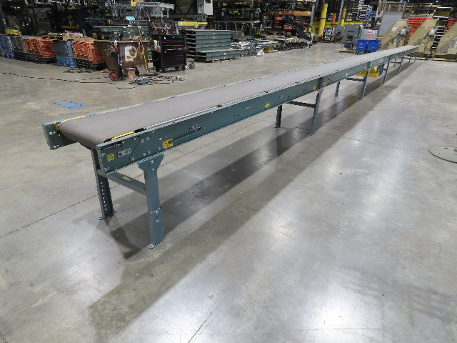 Hytrol 24"x 61' Slider Bed Conveyor 18" Belt 230/460V Center Drive 136 FPM