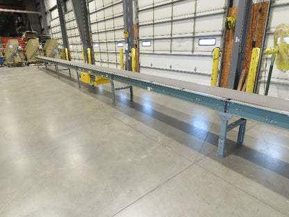 Hytrol 24"x 61' Slider Bed Conveyor 18" Belt 230/460V Center Drive 136 FPM