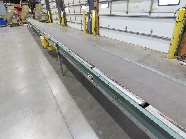 Hytrol 24"x 61' Slider Bed Conveyor 18" Belt 230/460V Center Drive 136 FPM
