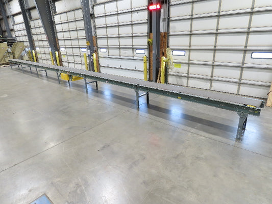 Hytrol 24"x 61' Slider Bed Conveyor 18" Belt 230/460V Center Drive 136 FPM