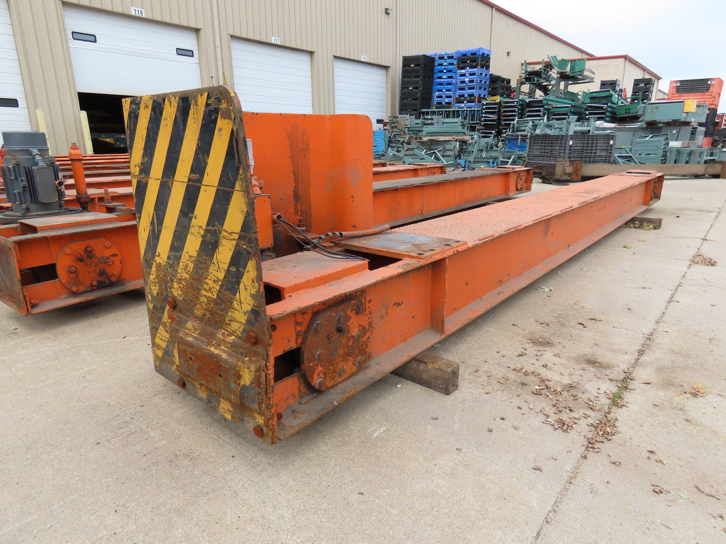 Cleveland Tramrail Motorized Gantry Crane End Truck Drive Floor Track 3Hp 460V