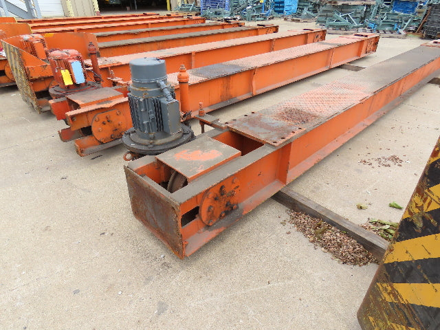 Cleveland Tramrail Motorized Gantry Crane End Truck Drive Floor Track 3Hp 460V