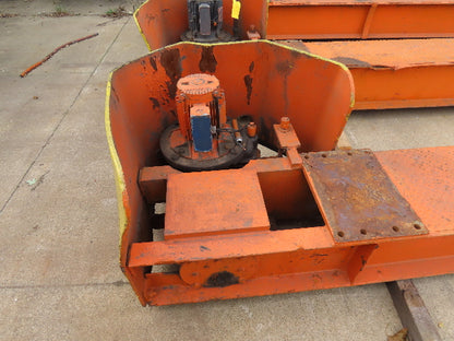 Cleveland Tramrail Motorized Gantry Crane End Truck Drive Floor Track 1.5Hp 460V