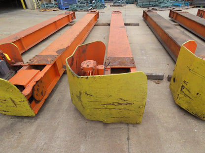 Cleveland Tramrail Motorized Gantry Crane End Truck Drive Floor Track 1.5Hp 460V