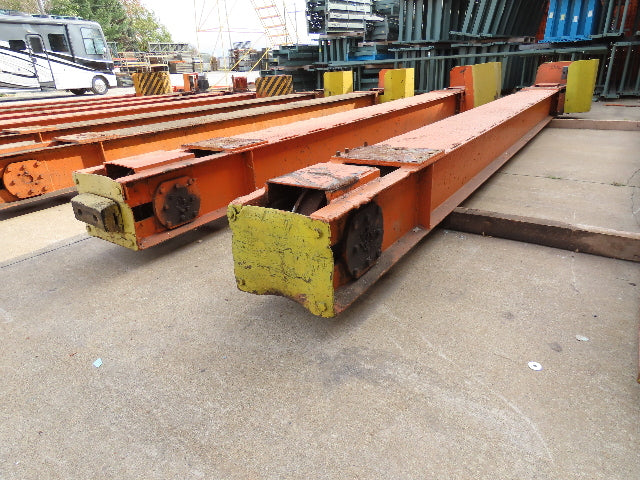 Cleveland Tramrail Motorized Gantry Crane End Truck Drive Floor Track 2Hp 480V