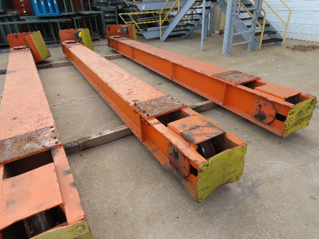 Cleveland Tramrail Motorized Gantry Crane End Truck Drive Floor Track 2Hp 480V