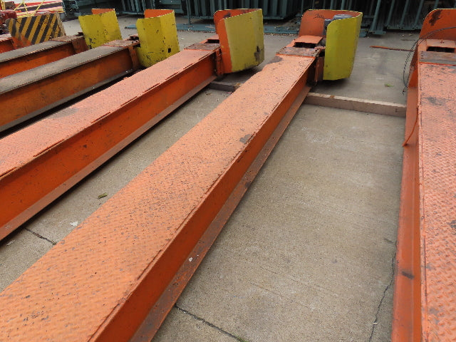 Cleveland Tramrail Motorized Gantry Crane End Truck Drive Floor Track 2Hp 480V