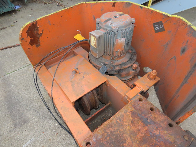 Cleveland Tramrail Motorized Gantry Crane End Truck Drive Floor Track -Bad Motor