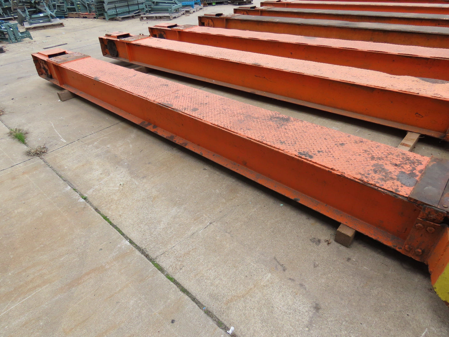 Cleveland Tramrail Motorized Gantry Crane End Truck Drive Floor Track -Bad Motor