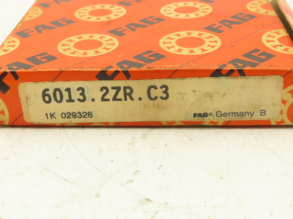 Fag 6013.2ZR.C3 Deep Groove Ball Bearing 65mm ID 100 mm OD