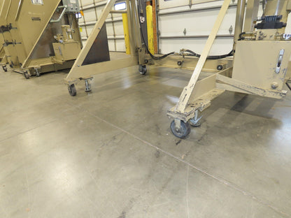 MTC Hydraulic Tote Dumper 2-Bin 1/2 Yd Hopper Tipper 2000Lb 3Hp 460V